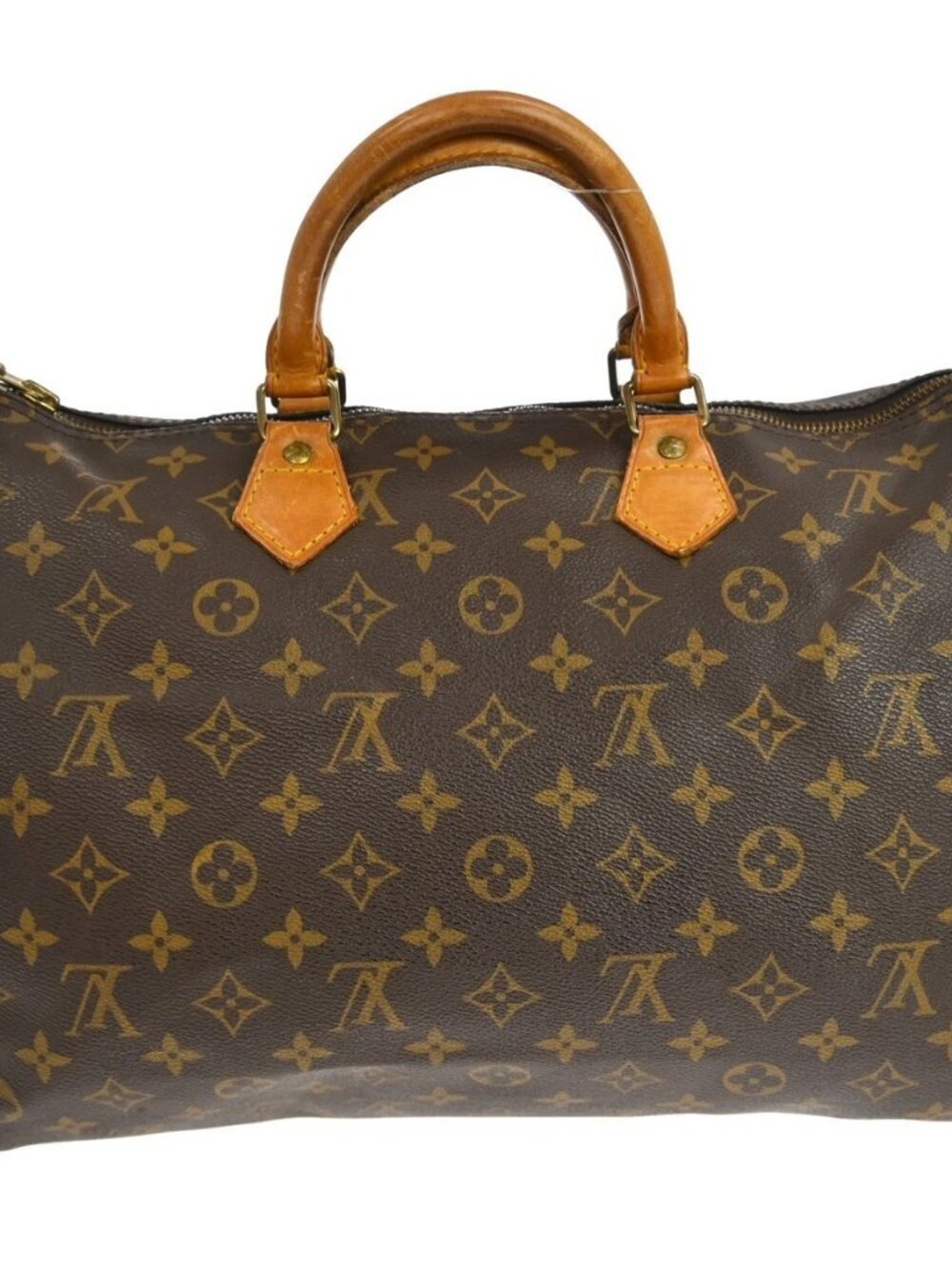 BUYIT03 LOUIS VUITTON SPEEDY 35 HANDBAG MONOGRAM CANVAS M41524 MB0971 YQ08130 - Picture 2 of 16